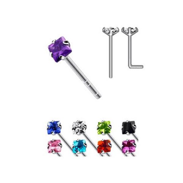 10PCS Flexible Stripe Ball Acrylic Industrial Barbells 14G 38mm
