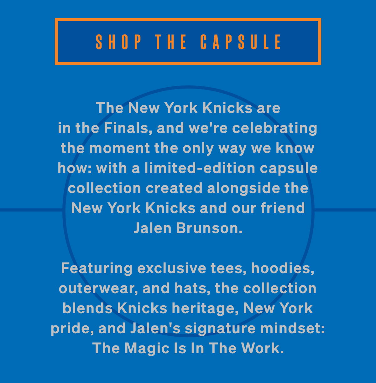 FAHERTY X NY KNICKS