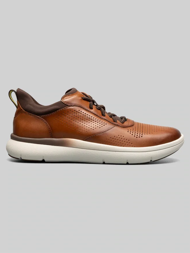 Florsheim Fleet Perforated Toe Elastic Lace Sneaker