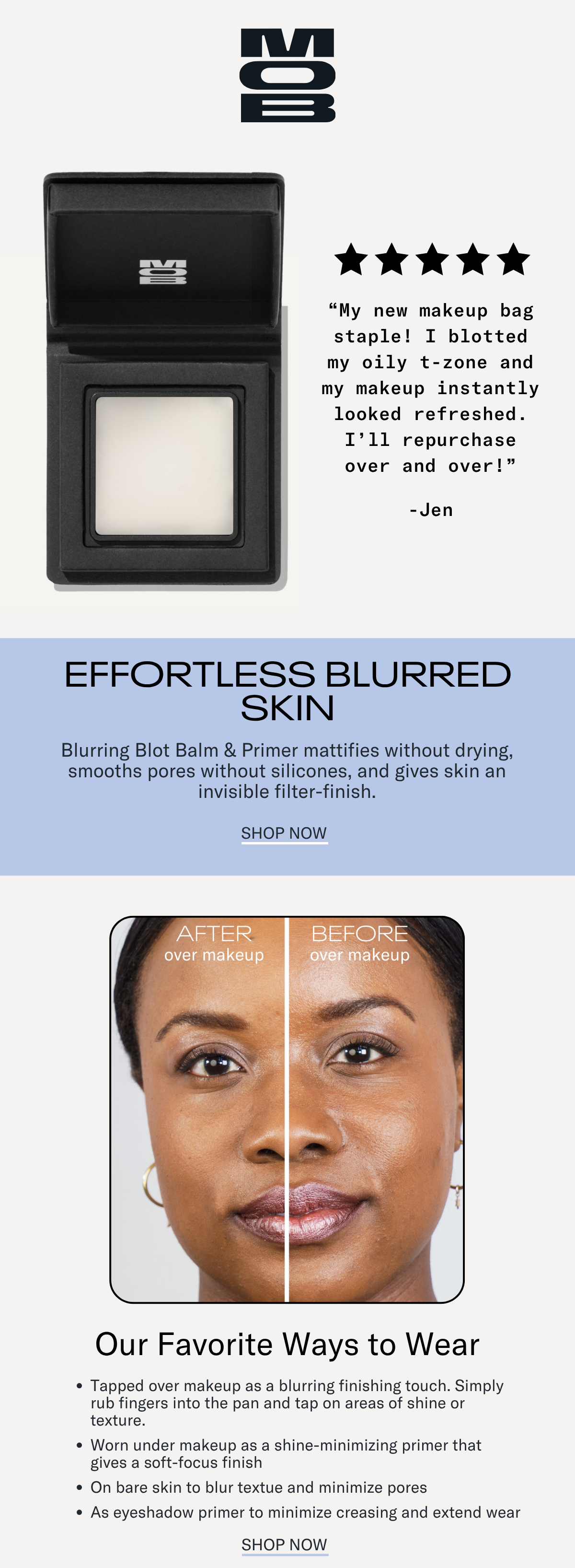 MOB Blurring Blot Balm