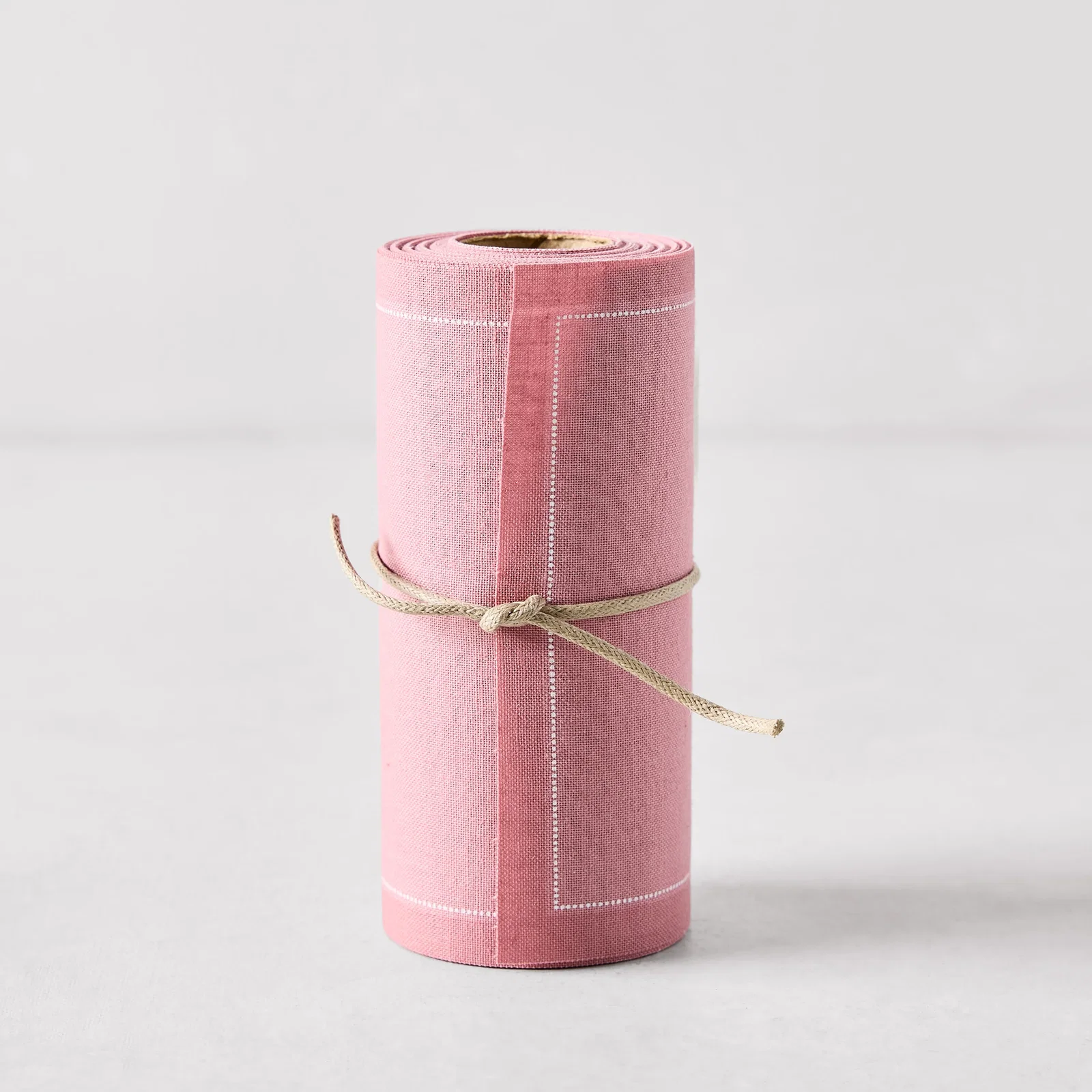 Image of Dusty Pink Tear-Off Cotton Cocktail Napkin, Roll of 50