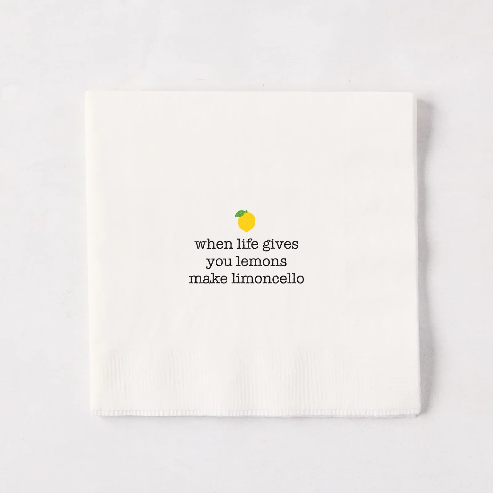 Image of "When Life Gives You Lemons" Cocktail Napkins, Set of 50
