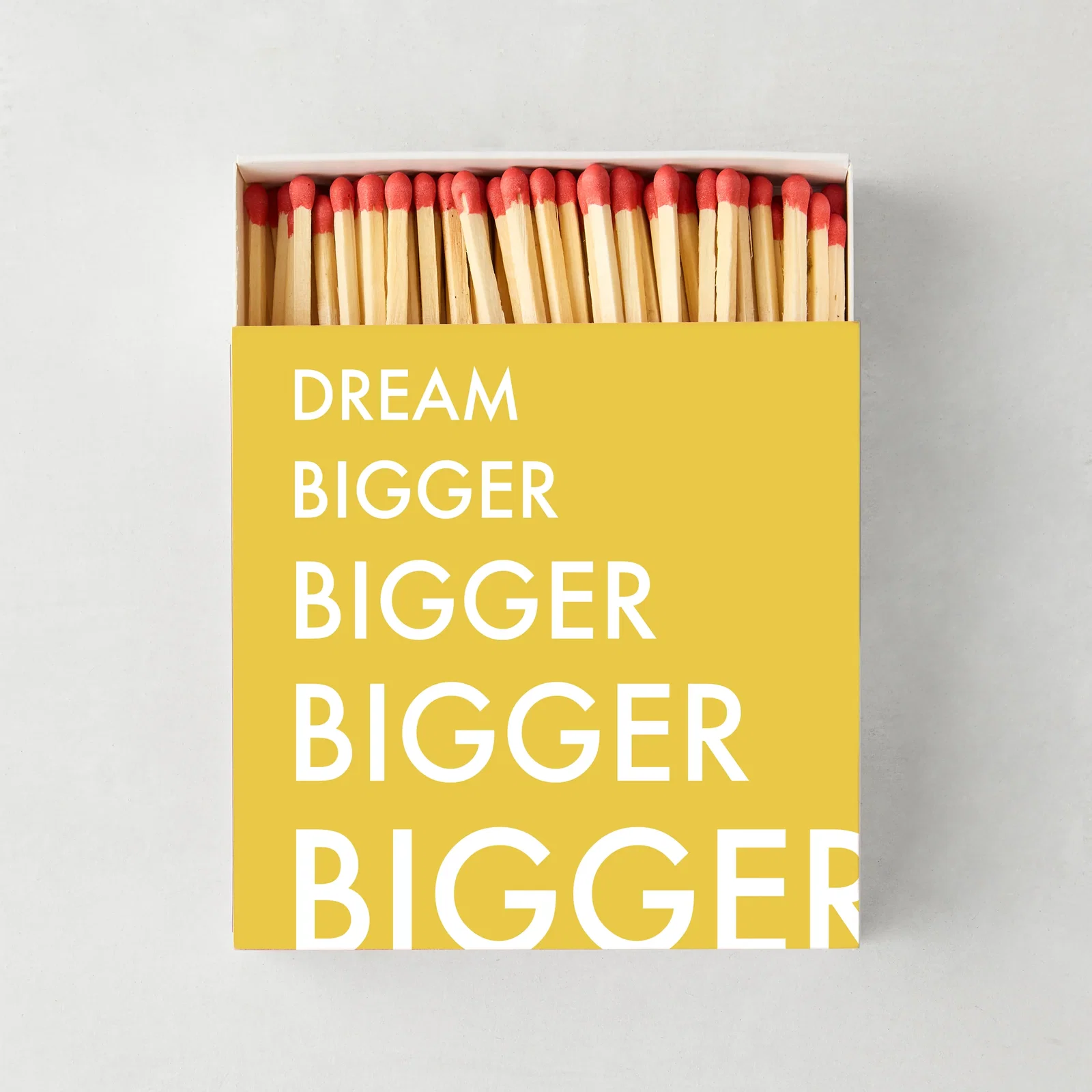 Image of "Dream Bigger" Oversized Matches