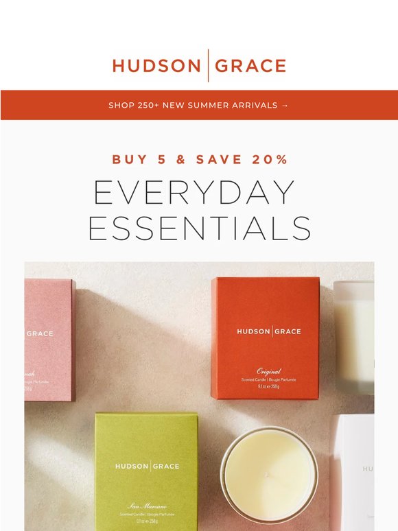 Stock Up and Save 20% on Summer Essentials