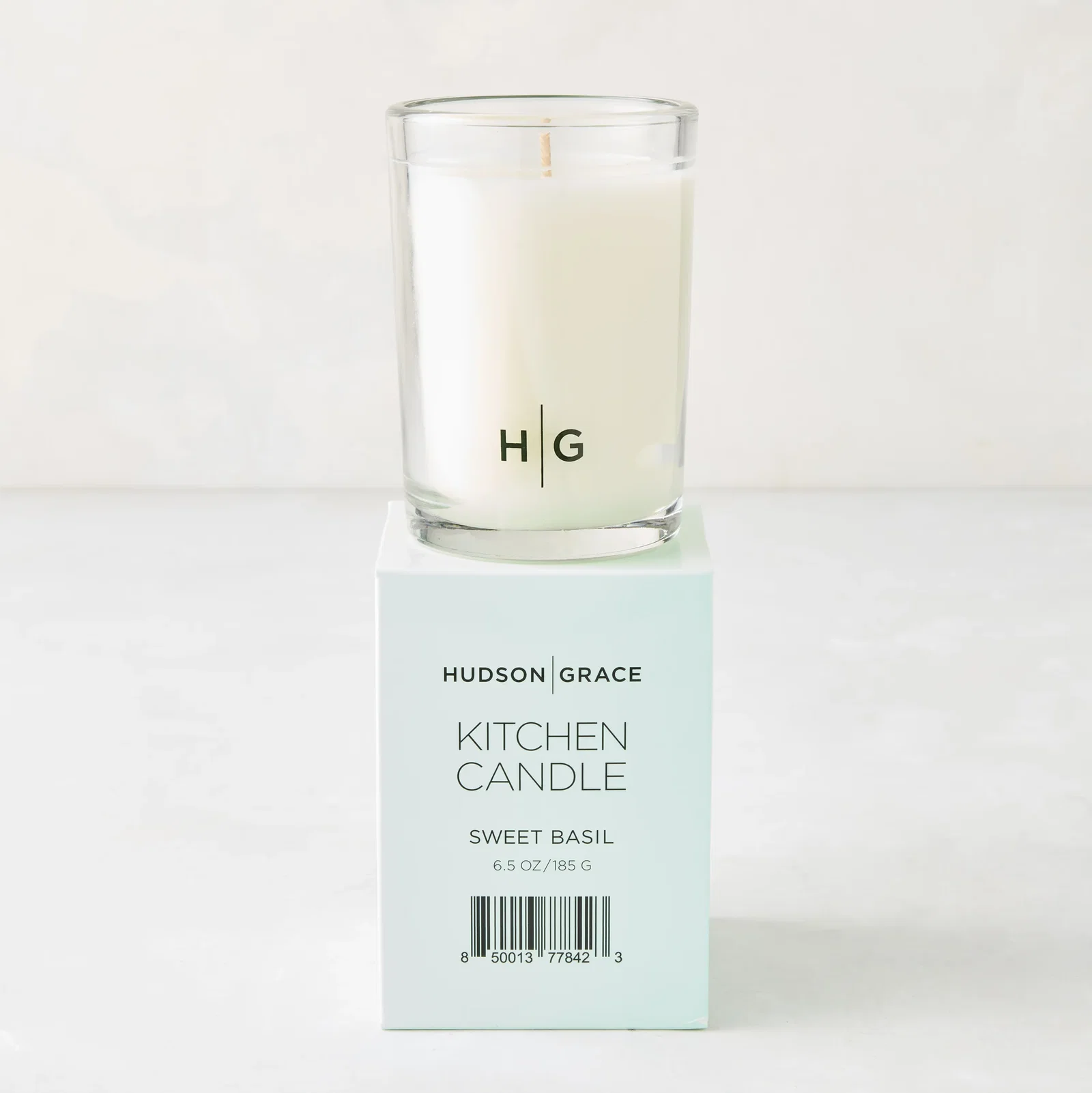 Image of Hudson Grace Sweet Basil Scented Kitchen Candle