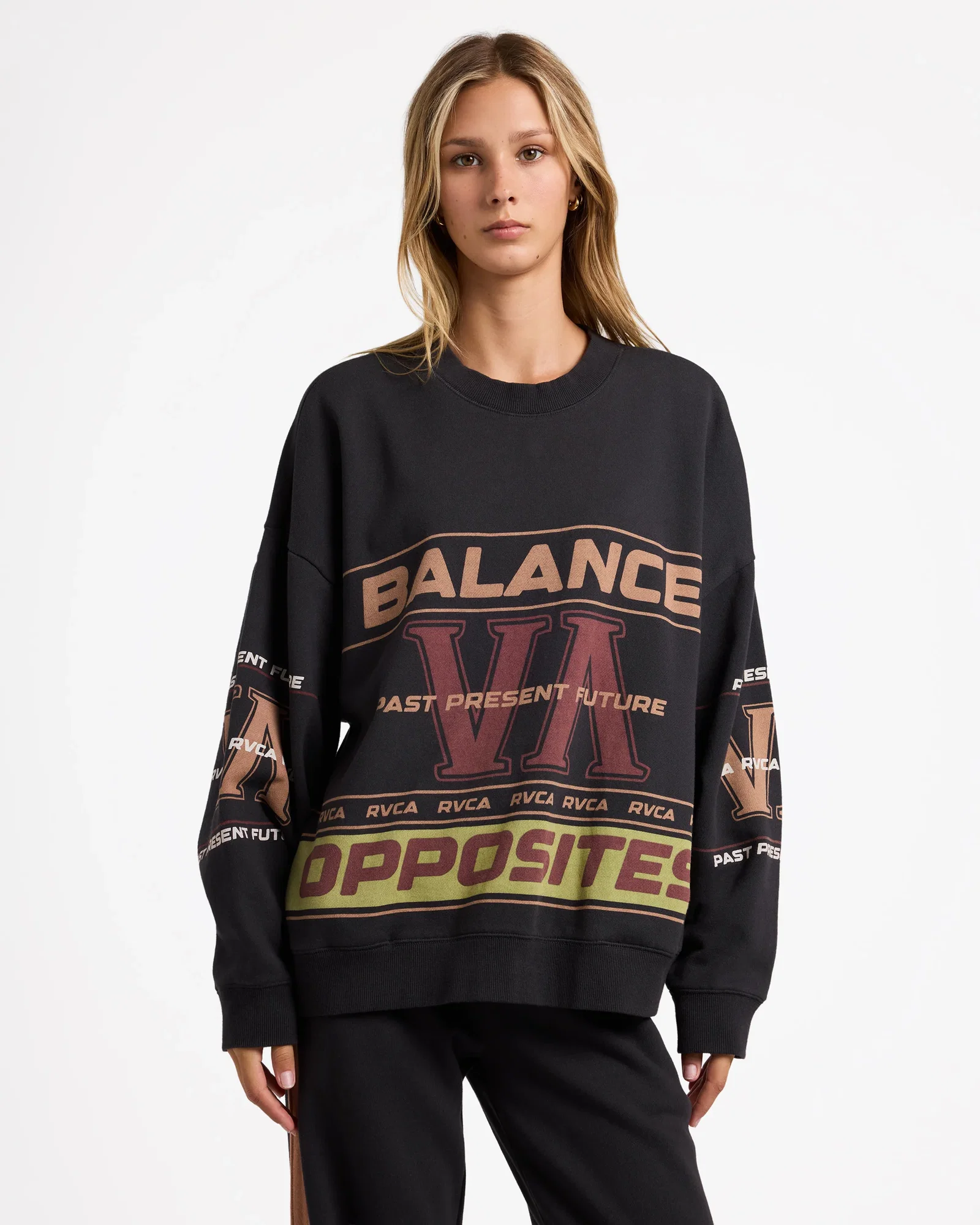 Womens Puck It Pover Crew Neck