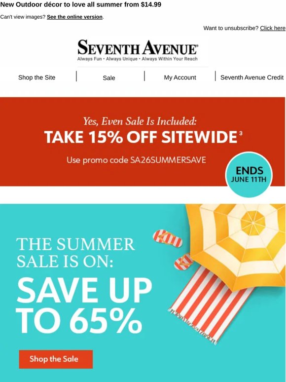 Extra 15% Off Sitewide, Even Sale