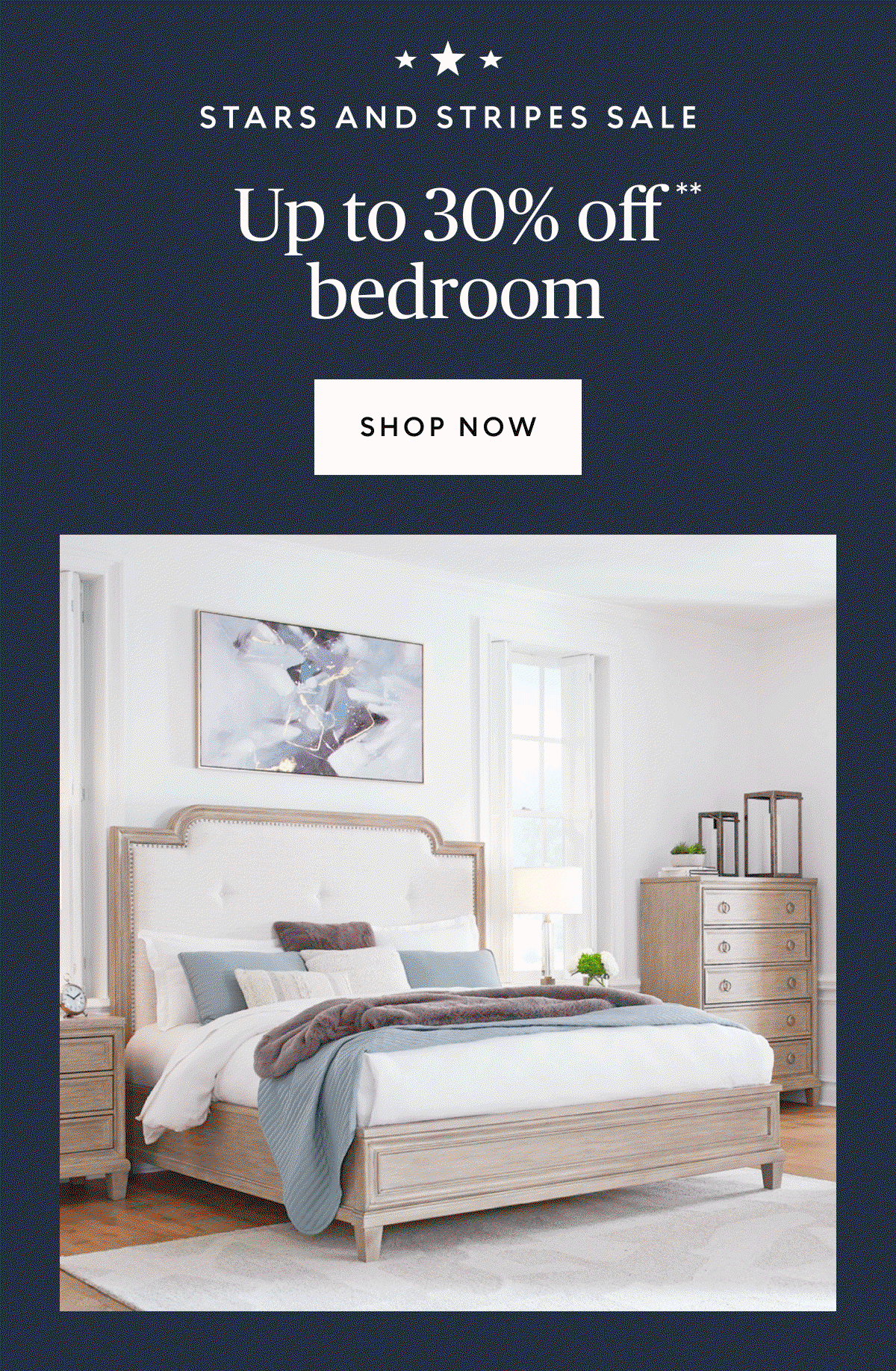 Bedroom up to 30% off