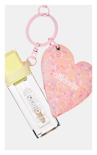 Vanilla Lip Oil and Heart Mirror Charm