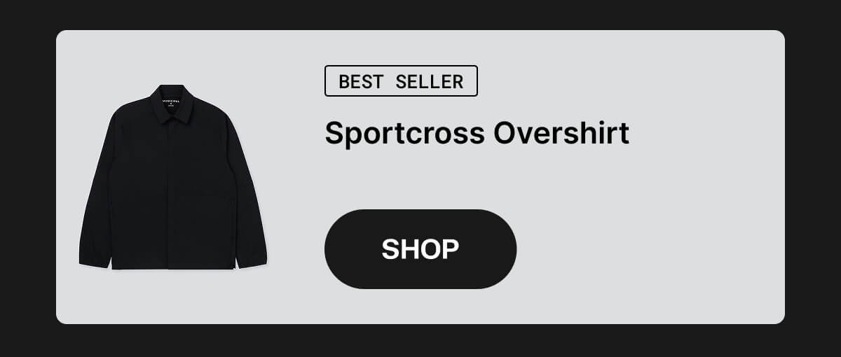 Sportcross Overshirt in Black