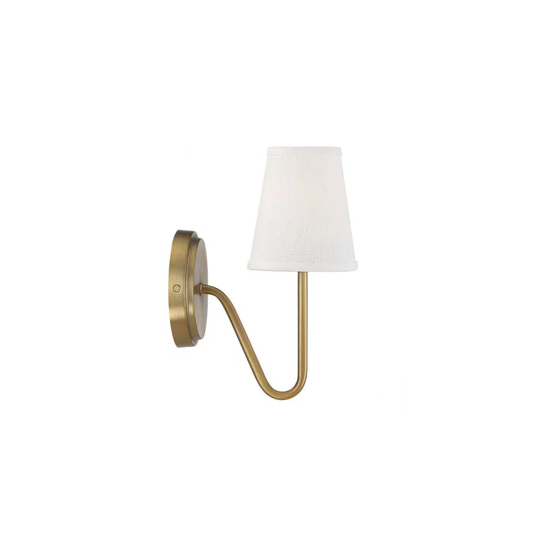 Ponta 1-Light Dimmable Metal Armed Sconce 