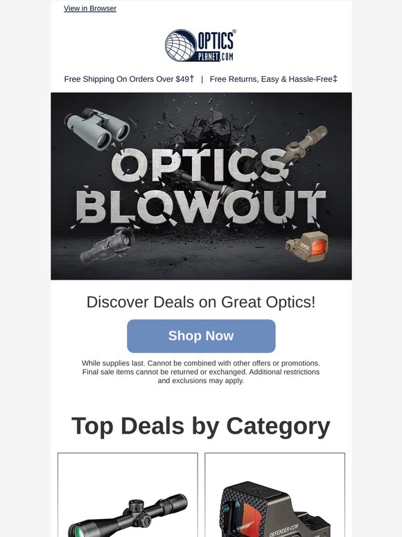 🤯 OPTICS BLOWOUT! 💥