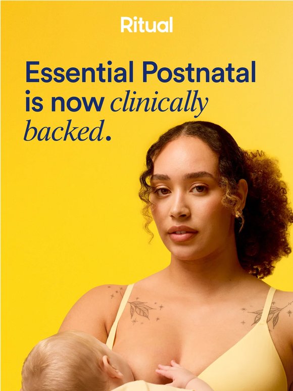 Essential Postnatal: now clinically proven to improve breast milk quality*†