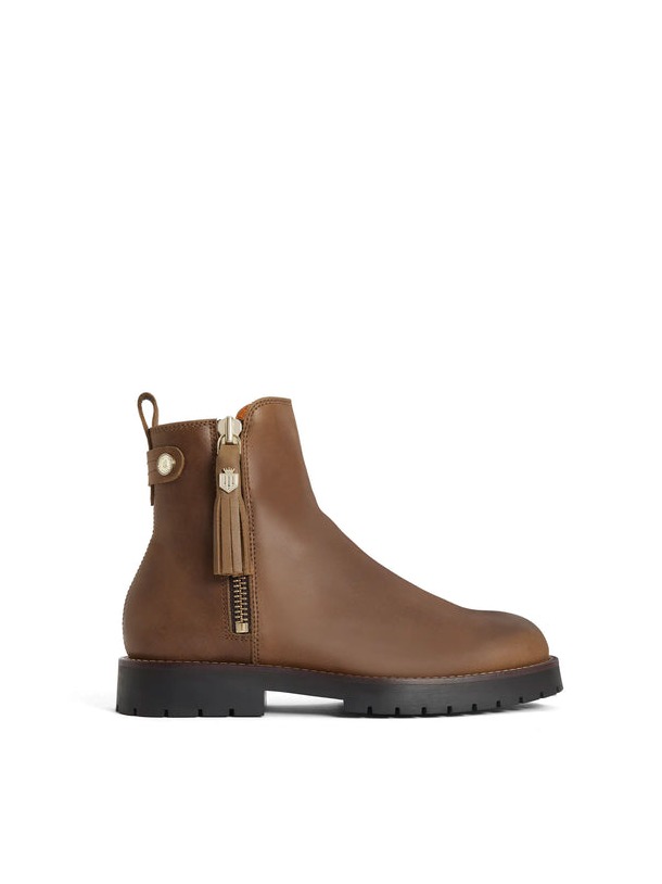 Oakham Oak Leather Waterproof Ankle Boot