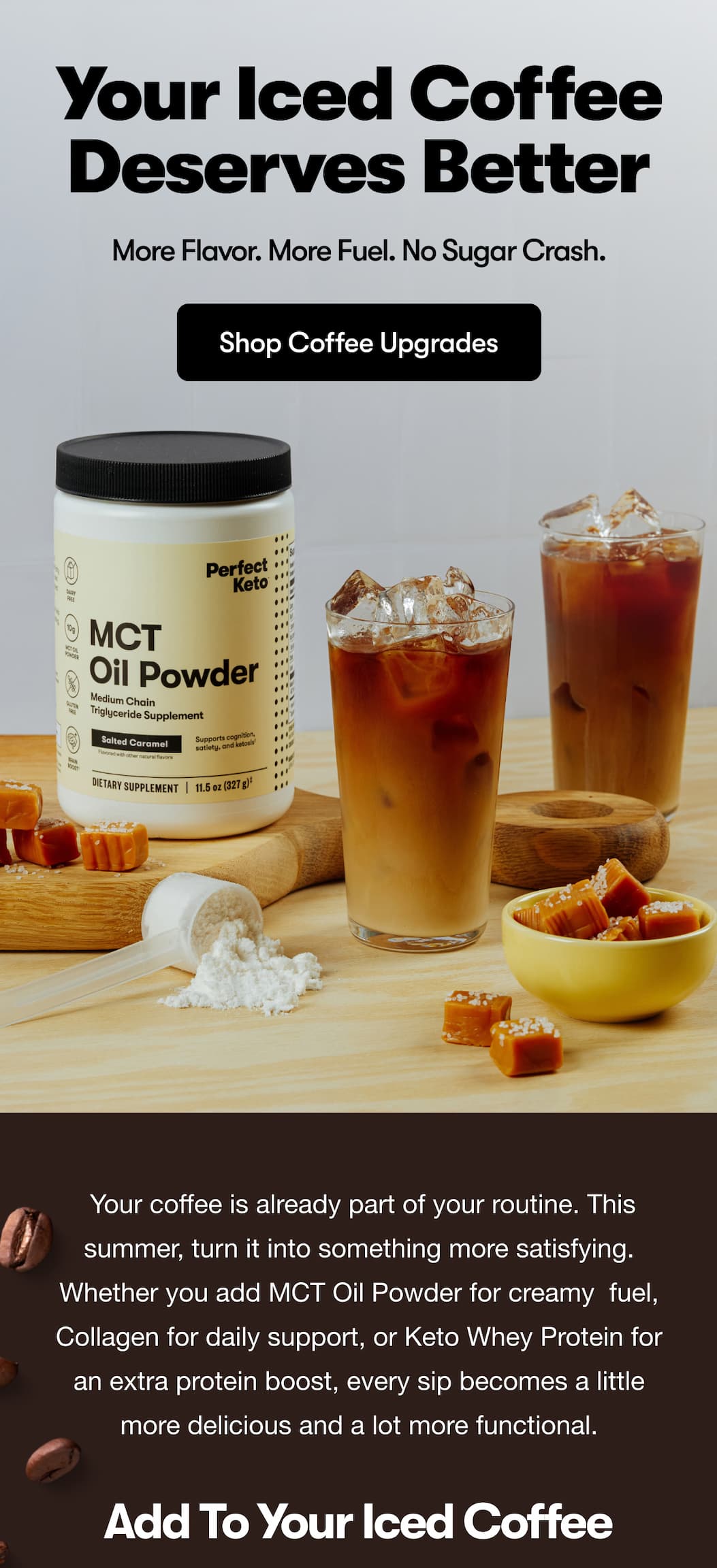 Your iced coffee deserves better