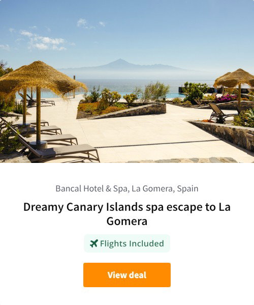 Dreamy Canary Islands spa escape to La Gomera