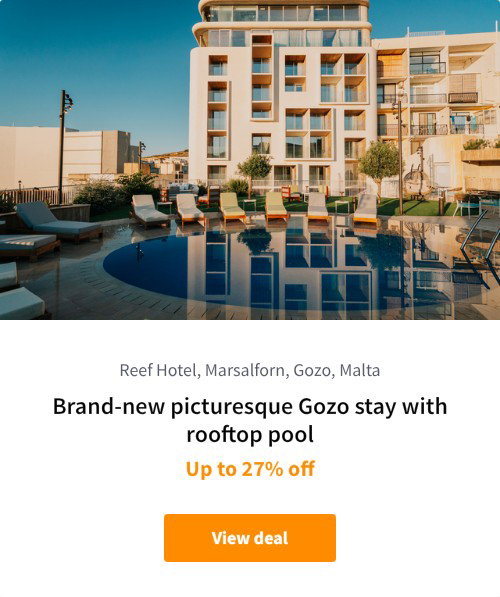 Brand-new picturesque Gozo stay with rooftop pool