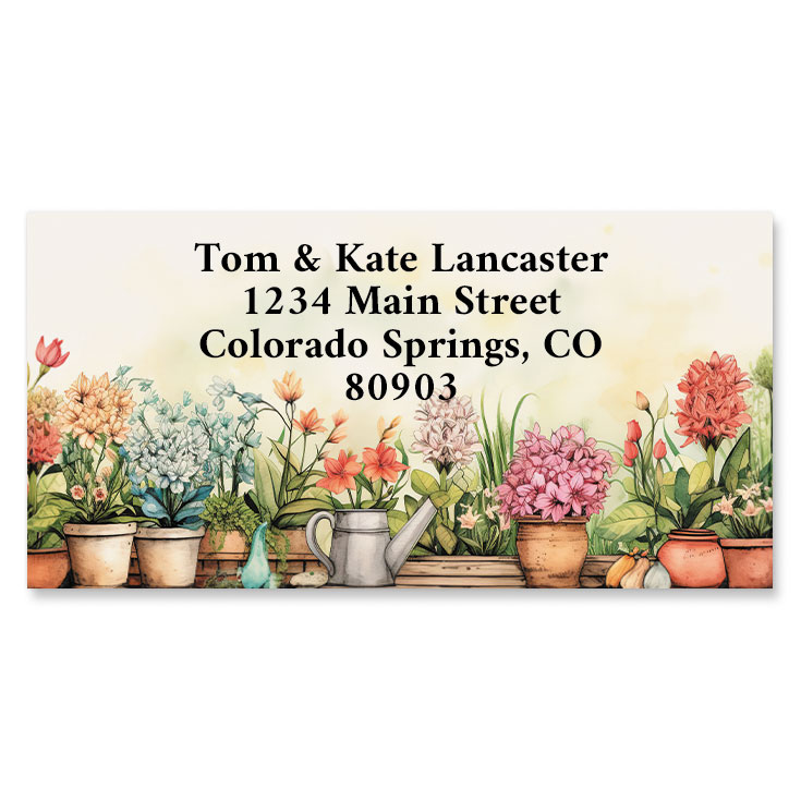 Image of My Place Border Return Address Labels