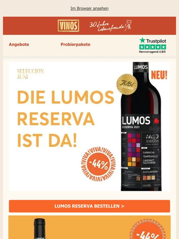 Selección Juni: die neue LUMOS Reserva ist da