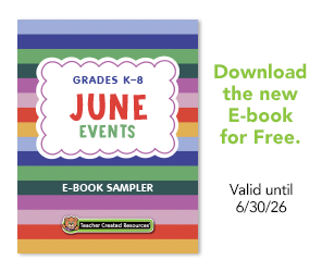 Free June eBook from Teacher Created Resources
