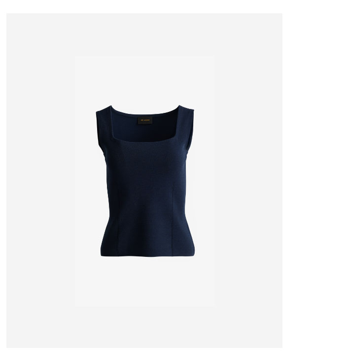 Abby Top In Santa Roma Knit