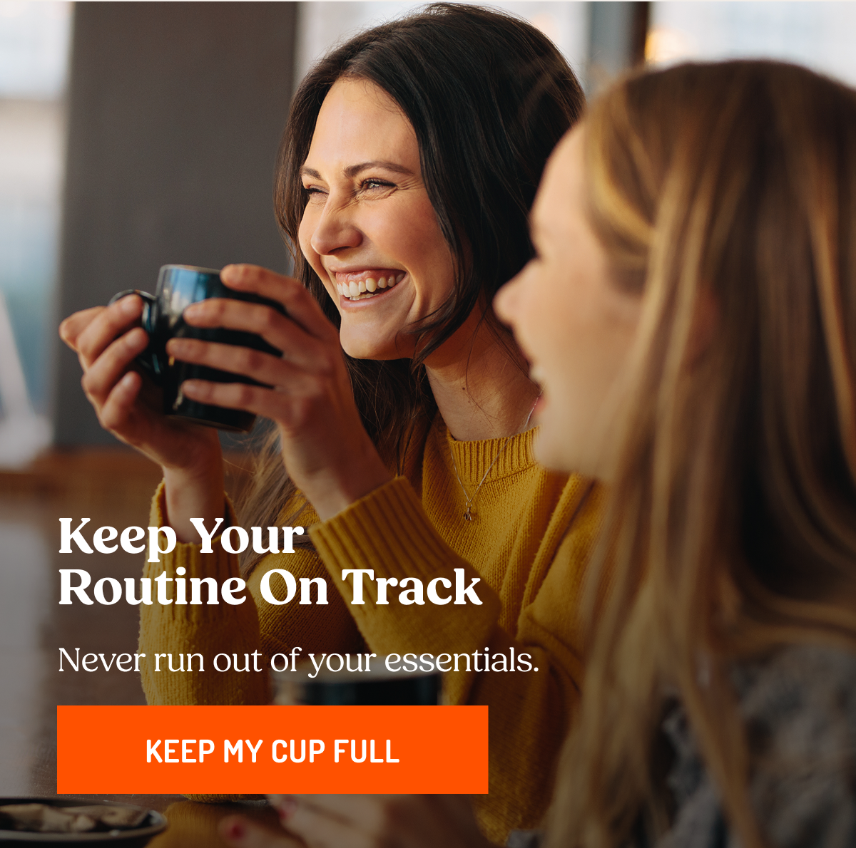 get coffee on repeat