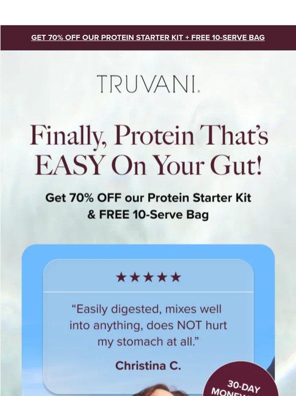 70% Off The Best Protein For Sensitive Stomachs🏆