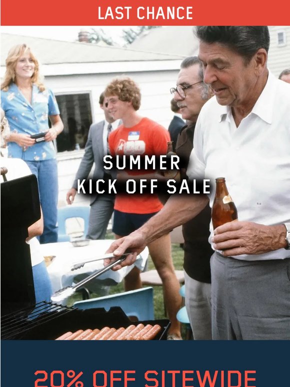 LAST CALL: 20% OFF