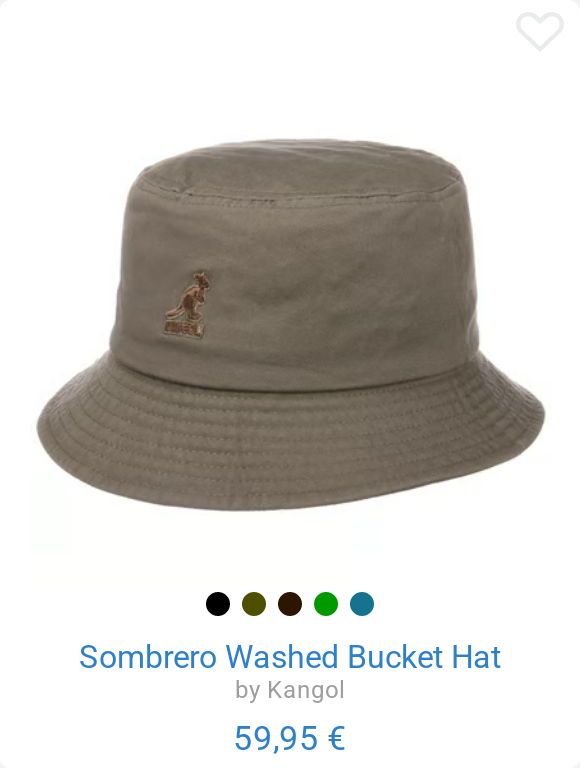Sombrero Washed Bucket Hat by Kangol