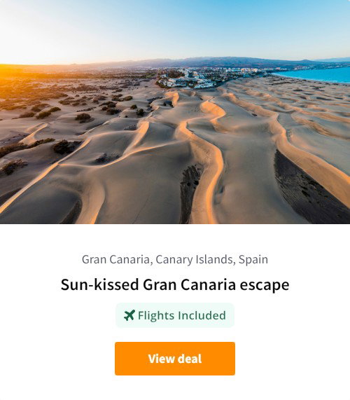 Sun-kissed Gran Canaria escape