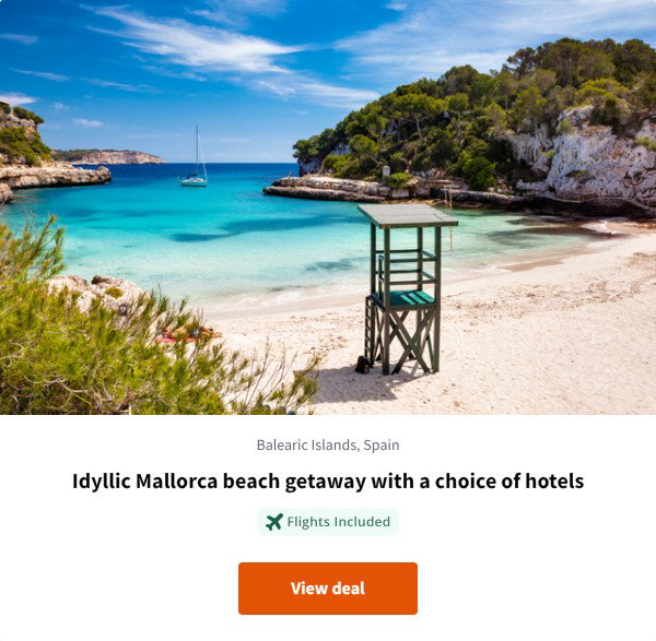 Idyllic Mallorca beach getaway with a choice of hotels