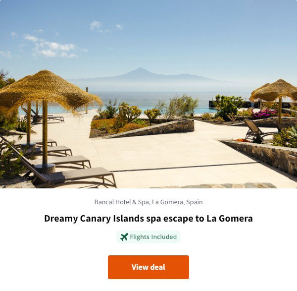 Dreamy Canary Islands spa escape to La Gomera
