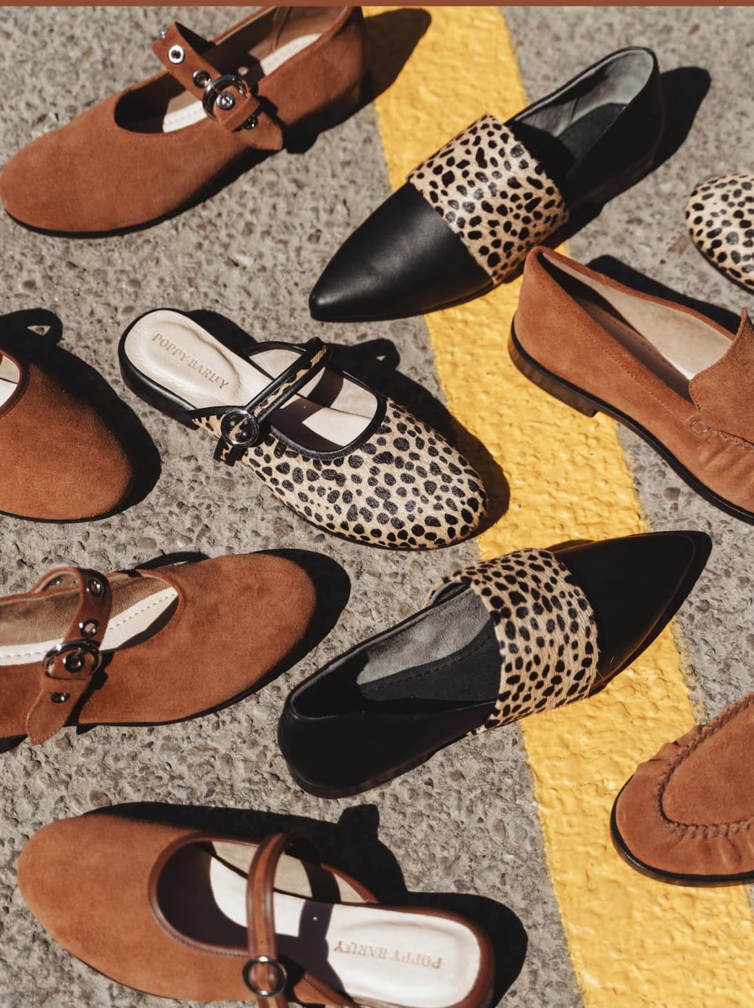 Cheetah Calf Hair and Hazelnut Suede shoes. 