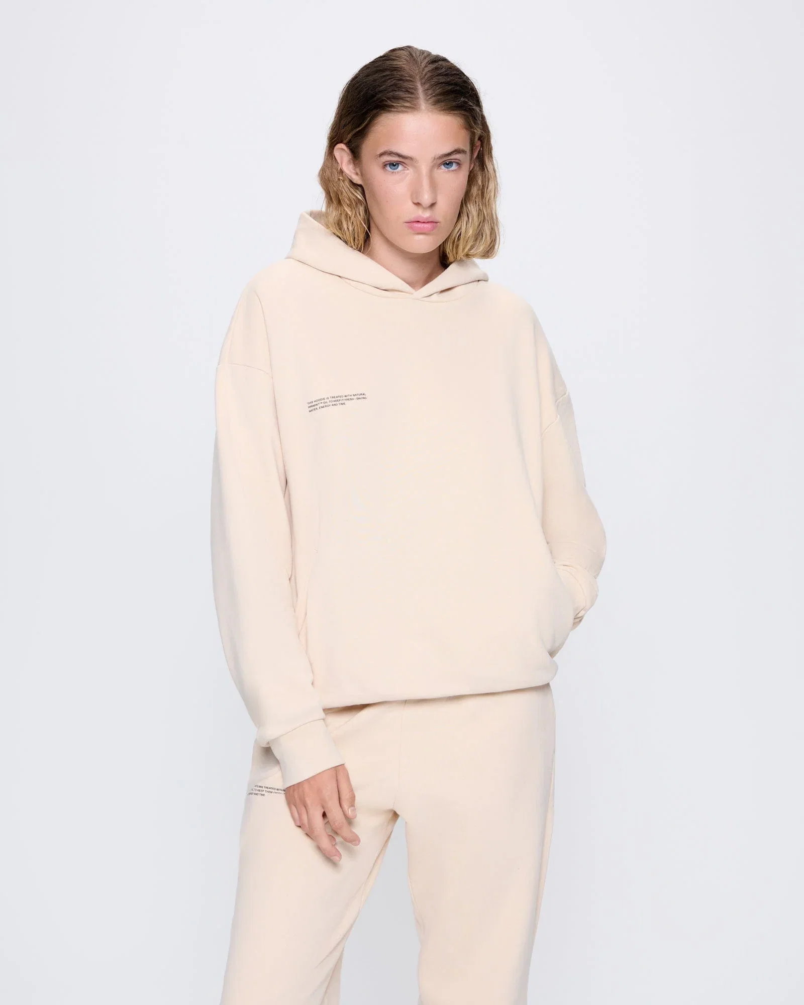 Image of Womens 365 Midweight Hoodie—sand