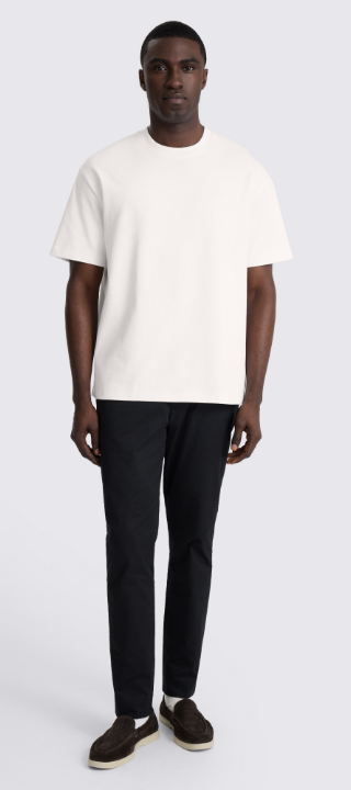 White Poppy Heavy Weight Cotton T-Shirt