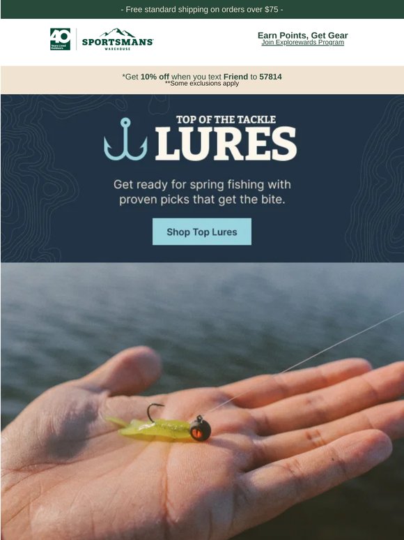 Get Your Tackle Ready for Spring Fishing