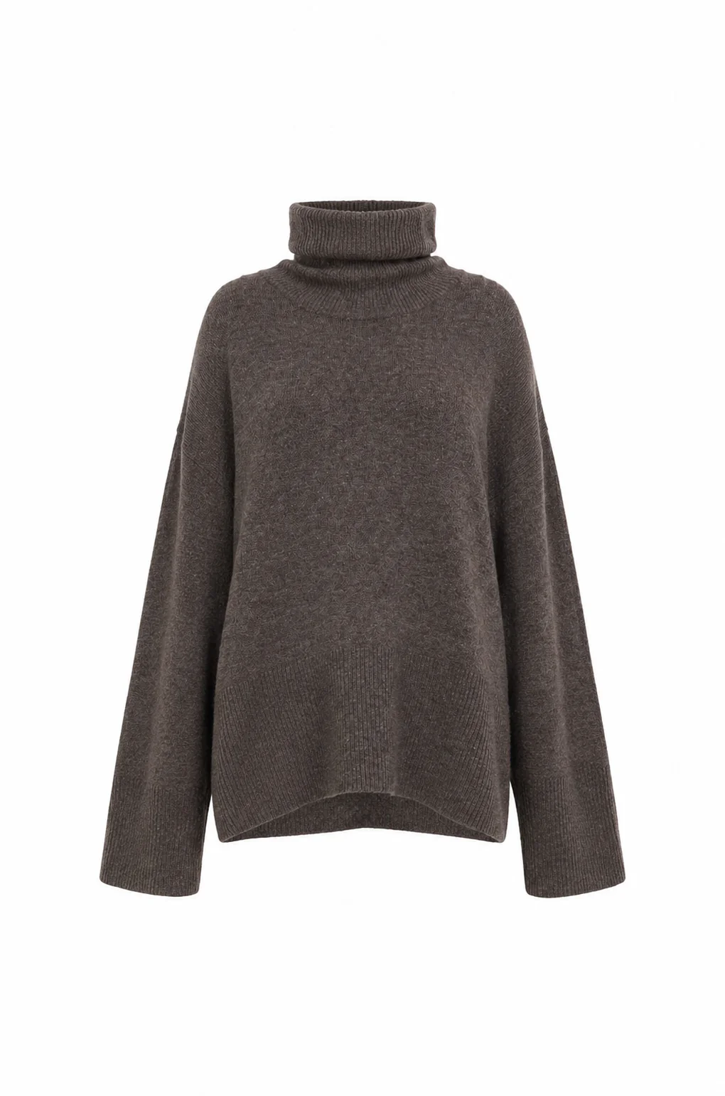 Image of Bay Cashmere Jumper in Charcoal