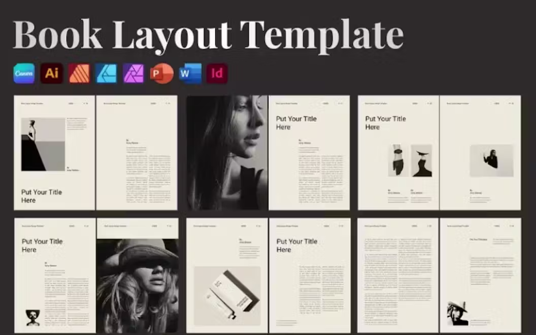 Book Layout Template – 32 Pages | Extended License