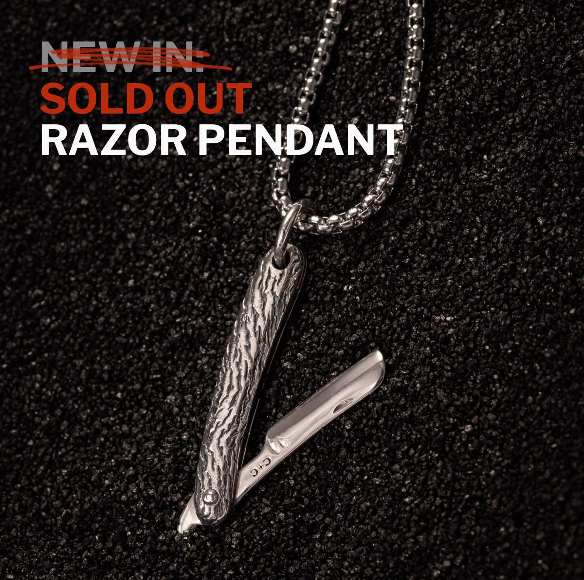 SOLD OUT: Razor pendant