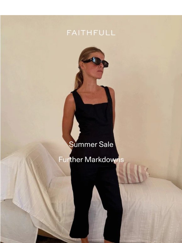 Summer Sale: Further Markdowns