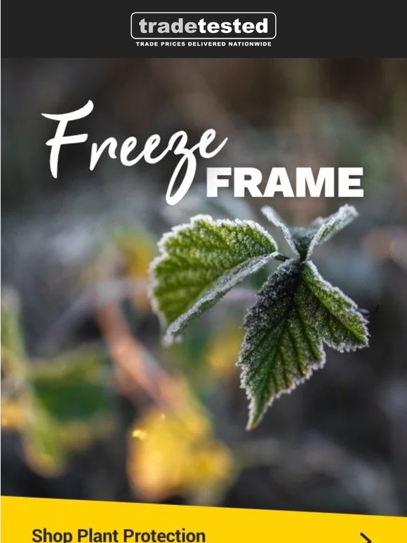 Is your garden weather protected? ❄️