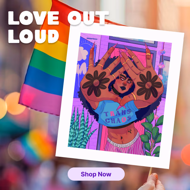Love Out Lout. Shop Now.