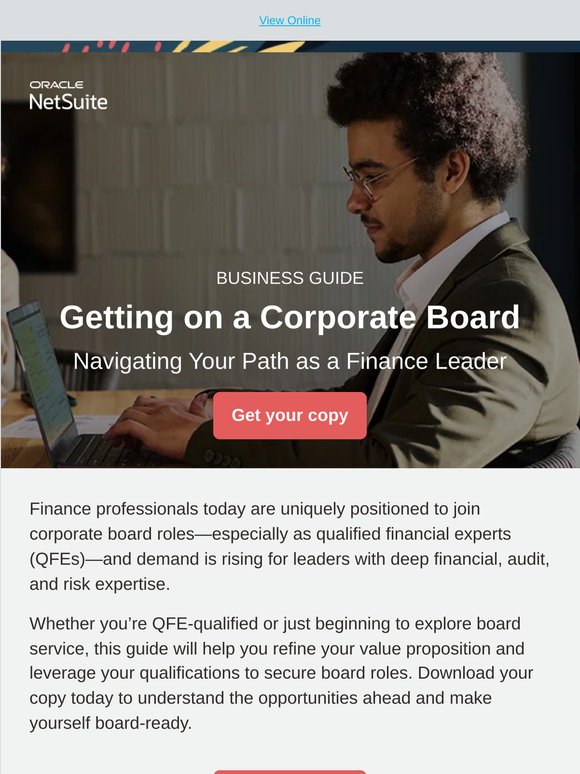 Getting on a Corporate Board