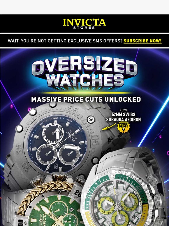 BIG POWER MARKDOWNS💥BIG WATCH STYLES⌚️GOOO!!!
