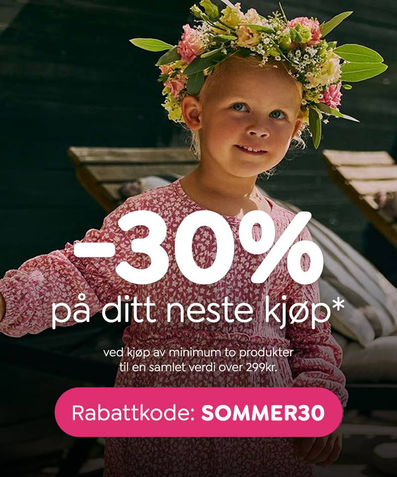 Sommerbonus hos DressMyKid – få 30 prosent rabatt på ditt neste kjøp med rabattkode