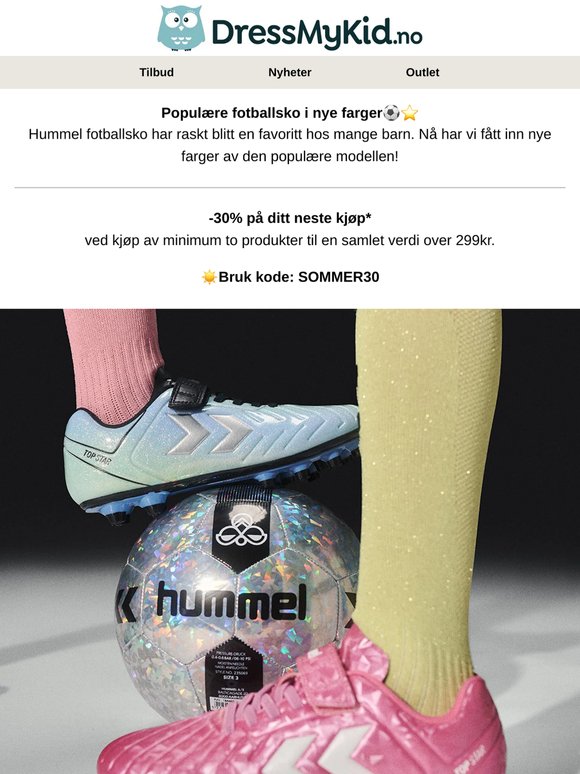 ⭐Har du sett de NYE FARGENE på Hummel fotballsko til barn? ⚽