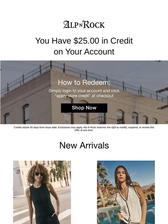 $25.00 is waiting on your account!