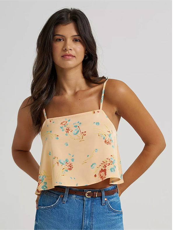 Women's Flowy Crop Tank