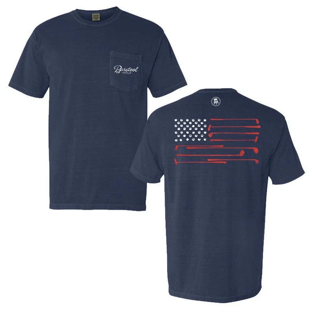 Image of Barstool Golf Flag Pocket Tee