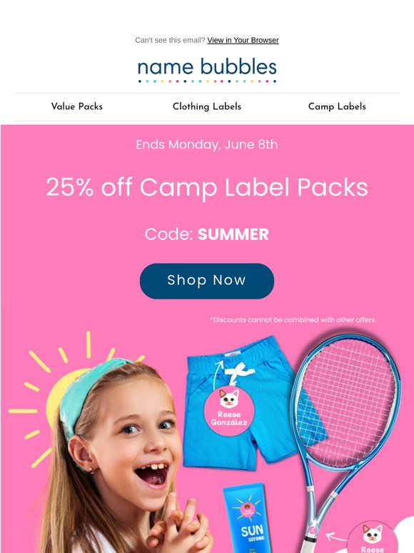 Not sure which camp pack? We've got you